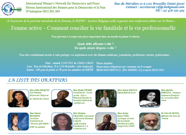 Journee de la femme 2011 - Conference Debat